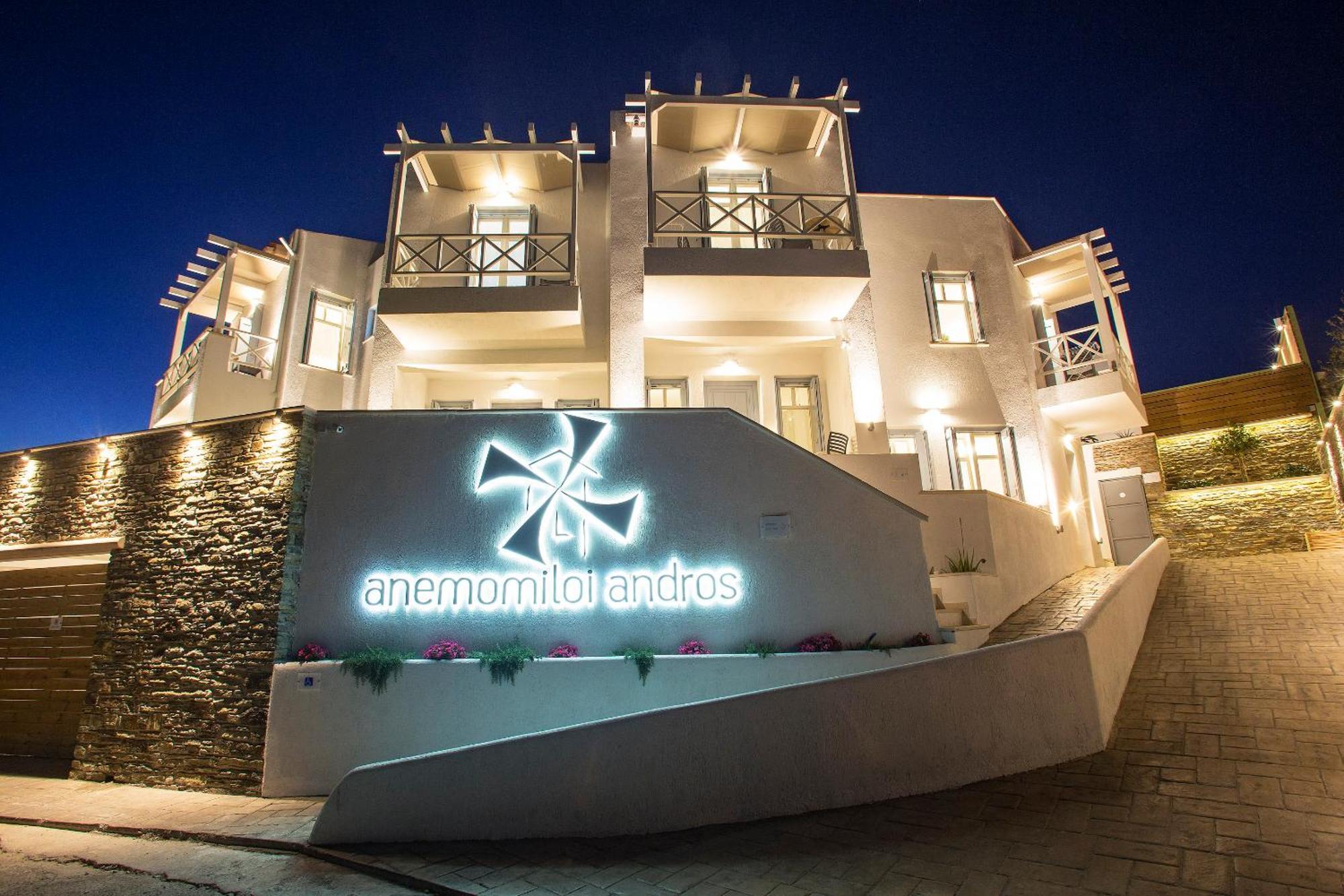 Hotel Anemomiloi Andros Exterior foto